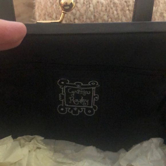 ADORBS Cynthia Rowley little black clutch👜❤️ - Picture 3 of 7